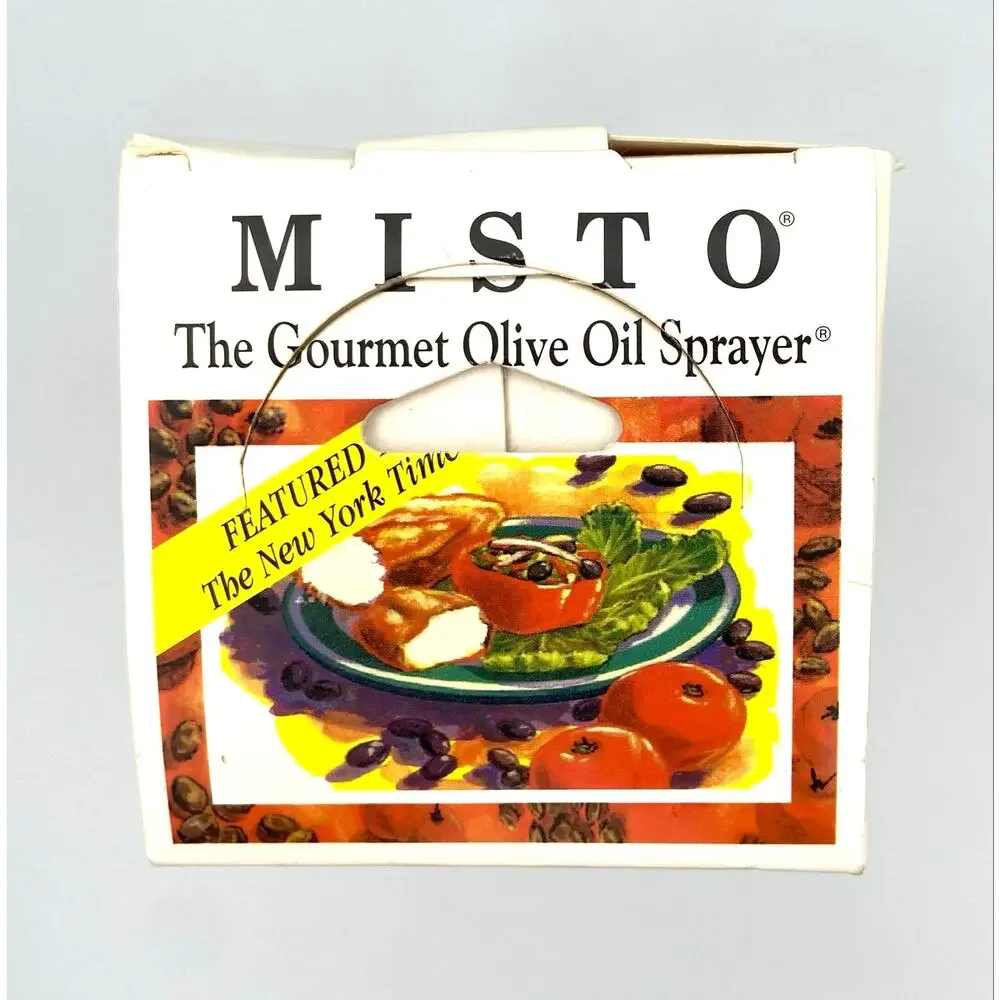 MISTO The Gourmet Olive Oil Sprayer Non Aerosol Refillable Kitchen NEW READ